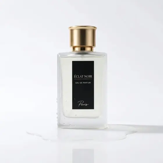 White product background: the edited result