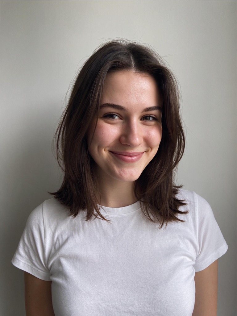 Original selfie used for the AI yearbook photos